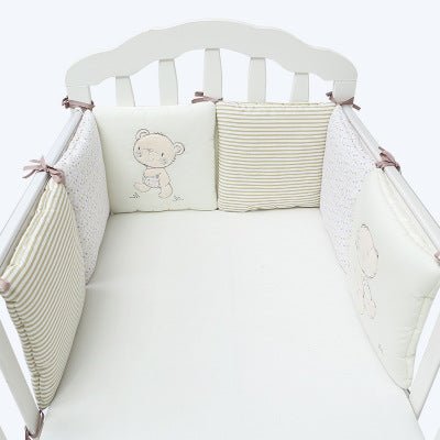 tour de lit ourson gris