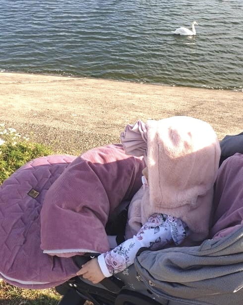 Chancelière poussette | Rose