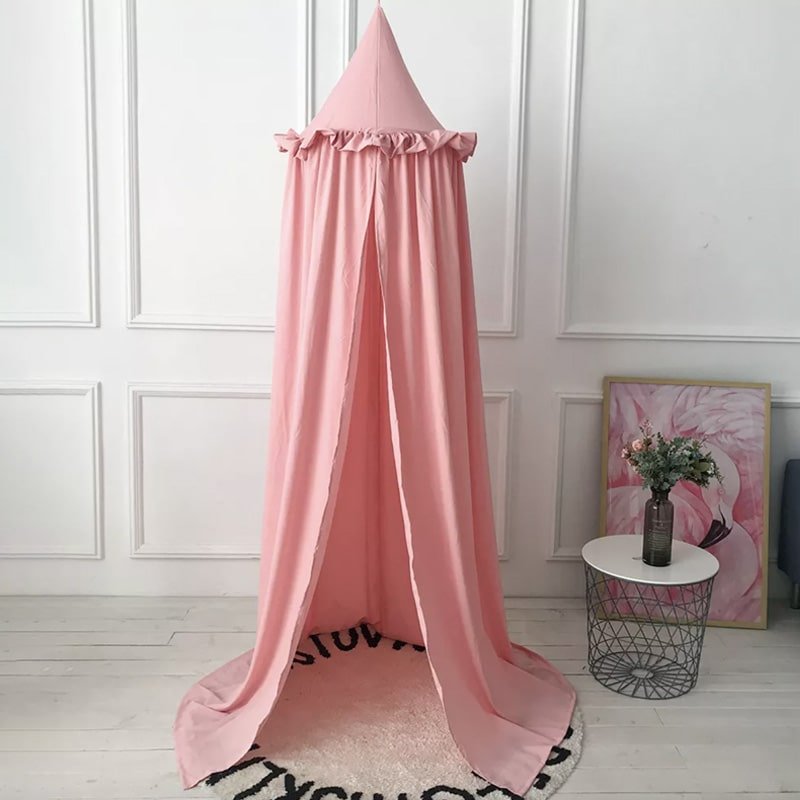 ciel de lit enfant rose pour fille