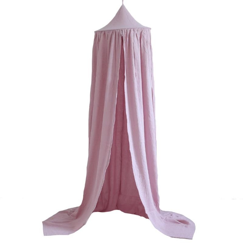 ciel de lit rose poudre coton