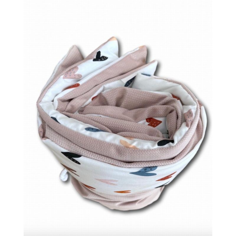 couverture pour bebe coeurs