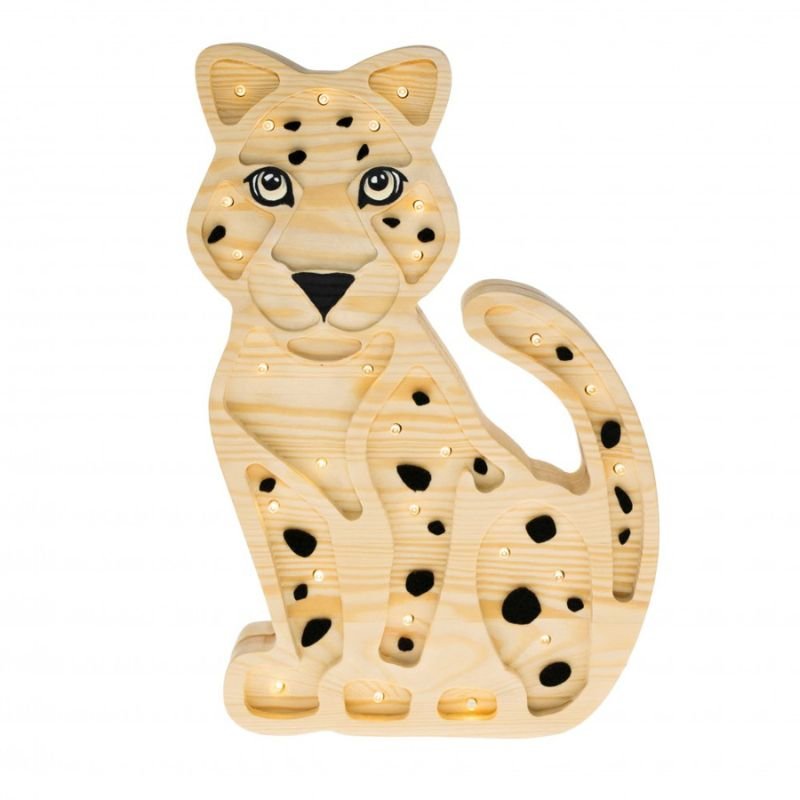 lampe en bois tigre