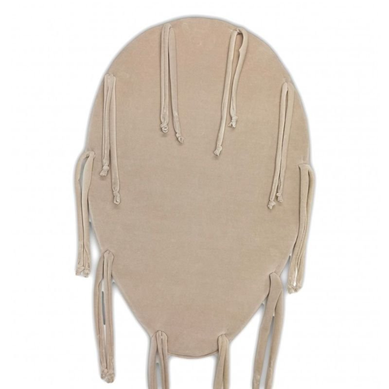 nid bébé tressé beige