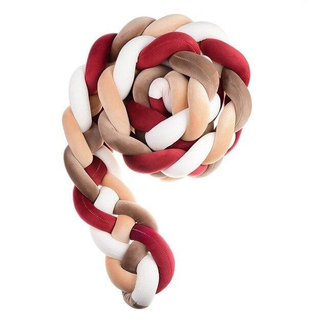 tour de lit tressé 4 brins