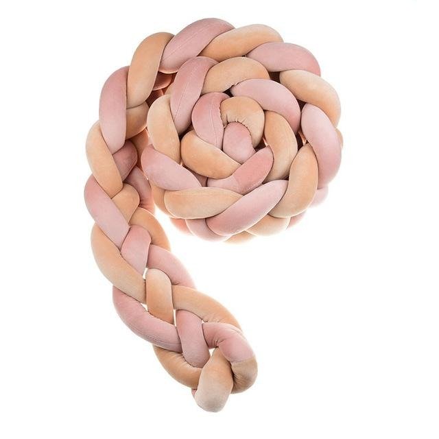 tour de lit respirant tresse