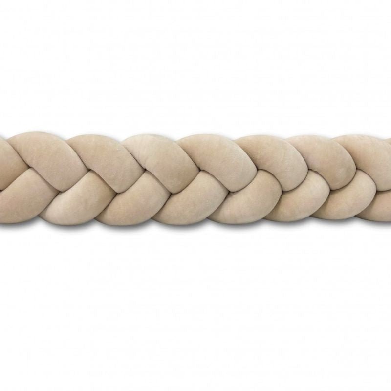 tresse de lit beige
