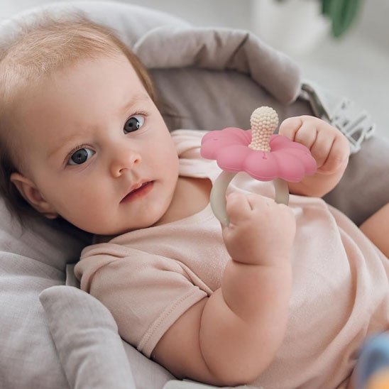 Anneau dentition bébé | SootheSilk - Mon Univers Bébé