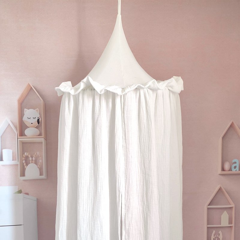 ciel de lit enfant blanc lumineux