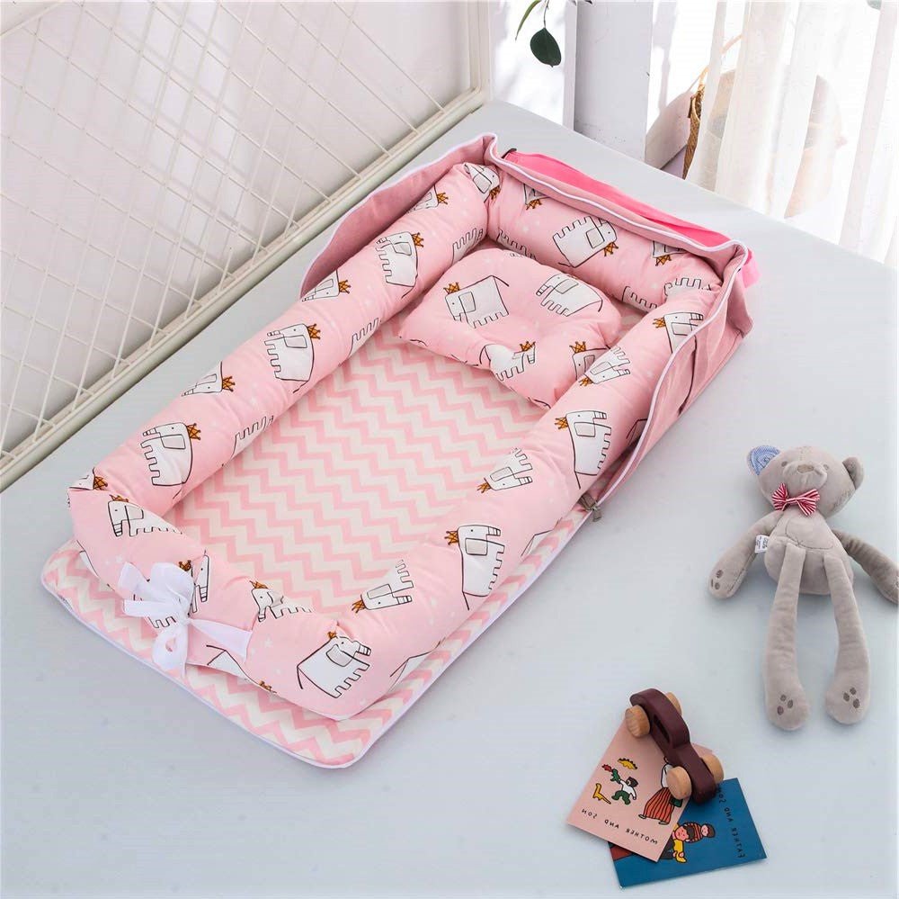 Matelas à Langer Portable Lekebaby - 70x40cm Pliable - Imperméable Antidérapant - Pour Voyage, Maison