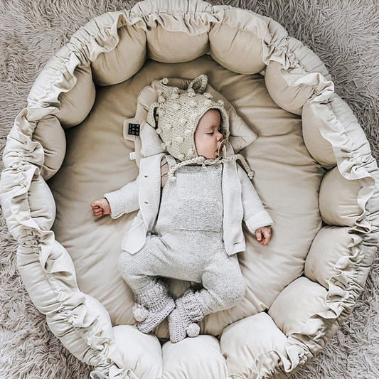 cocon bébé beige