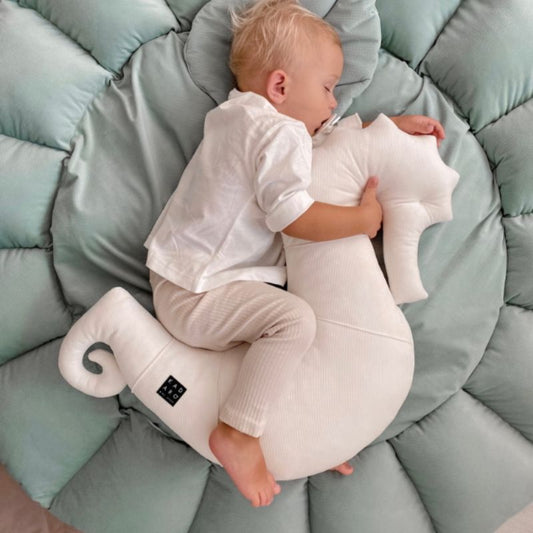 coussin allaitement hippocampe ecru