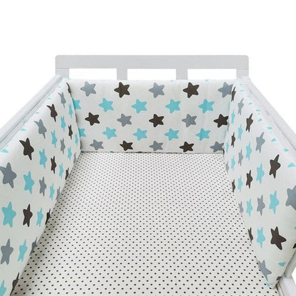 Tour de lit bébé étoilé