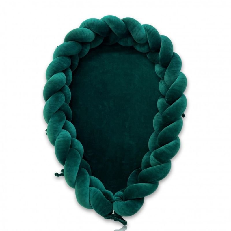 reducteur de lit tresse vert