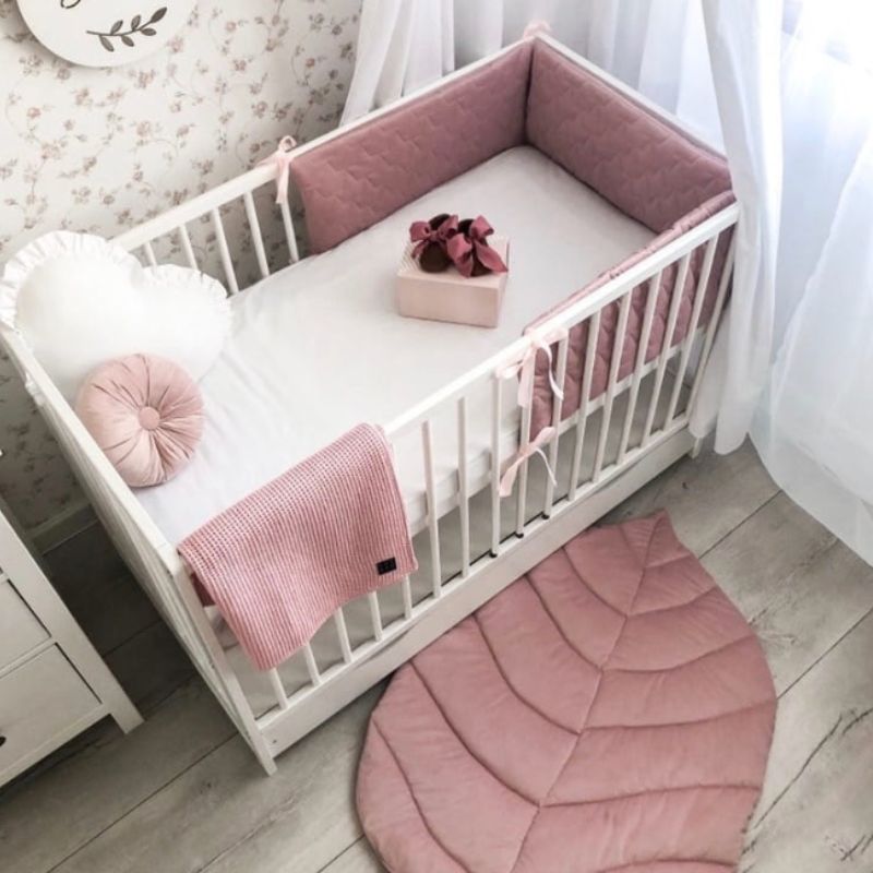 Tour de lit bébé rose - Mon Univers Bébé