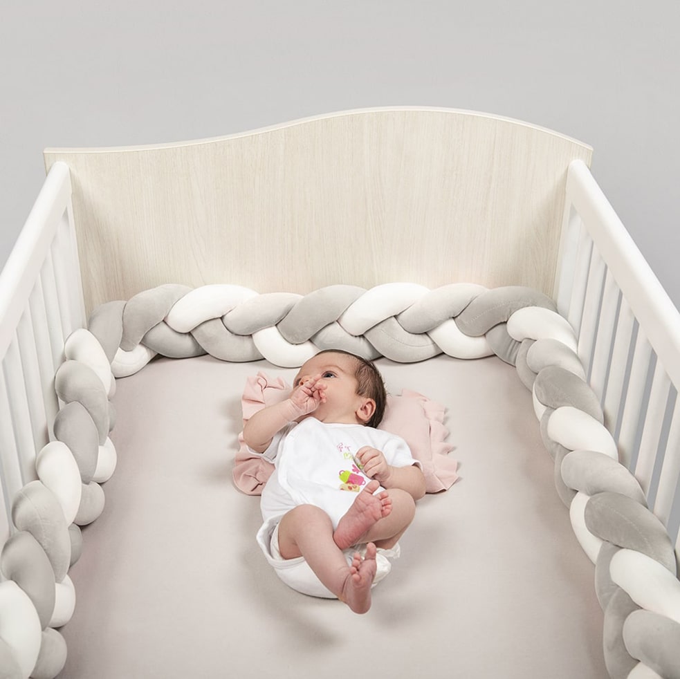 Protection de barreaux de lit bébé