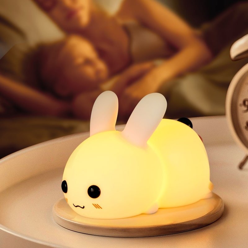 Veilleuse LED Lapin avec mode tactile